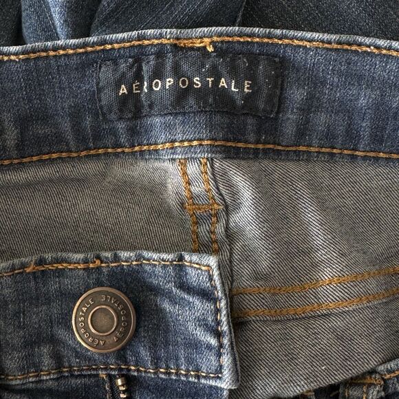 Aeropostale SZ 0R High Waisted Jegging Jeans Distressed Pockets Stretch Zip-Fly - Picture 9 of 11